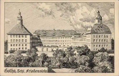 Künstler Ak Gotha in Thüringen, Schloss Friedenstein