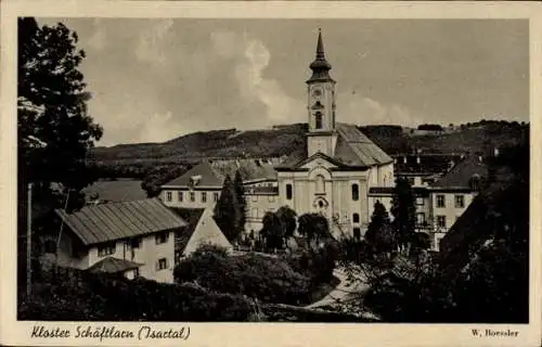 Ak Schäftlarn Oberbayern Isartal, Kloster