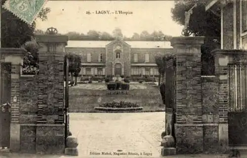 Ak Lagny Seine et Marne, Hospiz