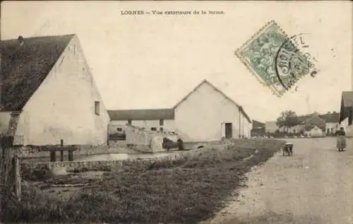 Ak Lognes Seine-et-Marne, der Bauernhof