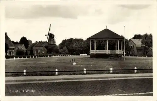 Ak Ermelo Gelderland, 't Weidje, Molen