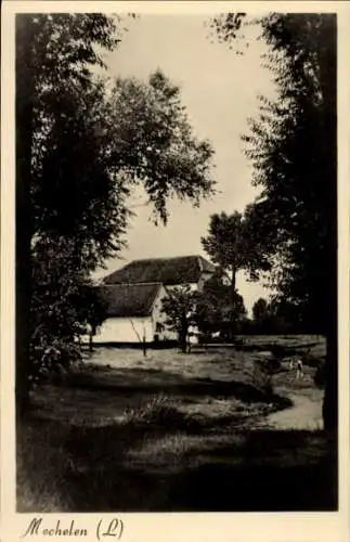 Ak Mechelen Limburg Niederlande, Geul-Landschaft in der Nähe der Mühle