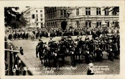 Foto Ak Wien 1 Innere Stadt, X. Deutsches Sängerbundesfest 1928