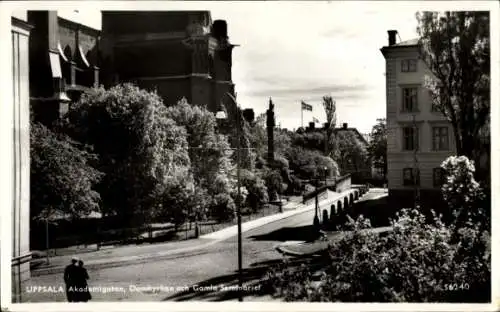 Ak Uppsala Schweden, Domkyrkan, Akademigatan