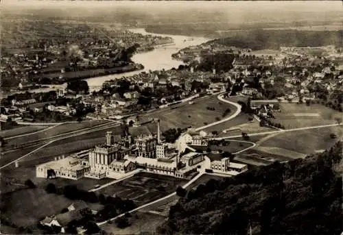 Ak Rheinfelden Kanton Aargau Schweiz, Brauerei Feldschlösschen, Luftbild, Ort