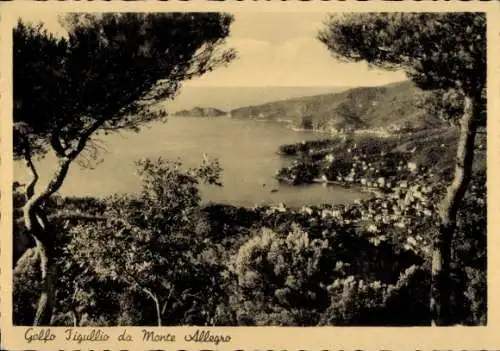 Ak Rapallo Liguria, Golfo Tigullio da Monte Allegro