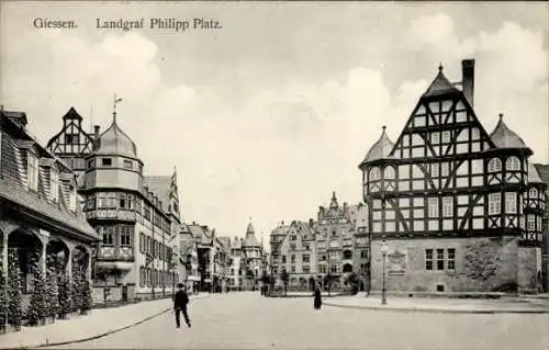 Ak Gießen an der Lahn Hessen, Landgraf Philipp Platz