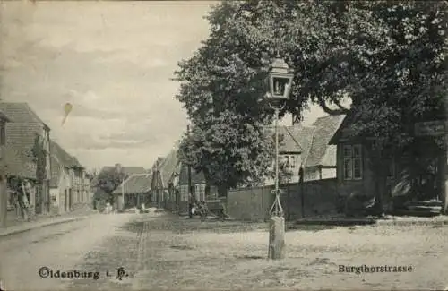 Ak Oldenburg in Holstein, Burgthorstraße, Gastwirtschaft