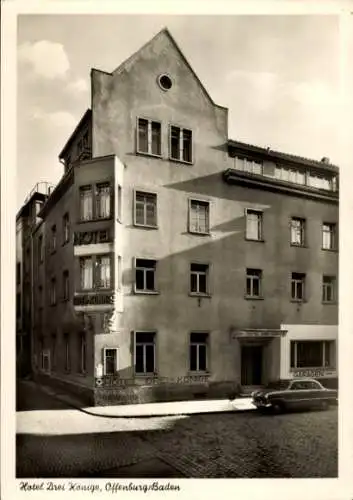 Ak Offenburg in Baden Schwarzwald, Hotel Drei Könige