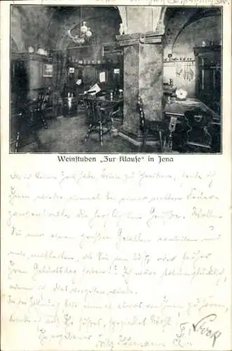 Ak Jena in Thüringen, Weinstuben Zur Klause