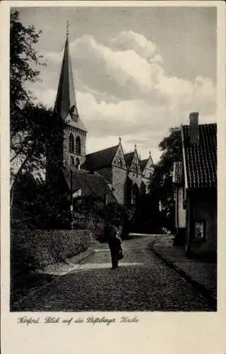 Ak Herford in Westfalen, Stiftsberger Kirche