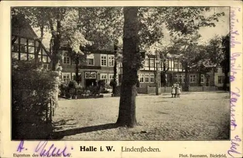 Ak Halle in Westfalen, Lindenflecken, Kinder