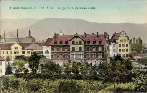 Ak Gengenbach im Schwarzwald, Haushaltungsinstitut St. Anna