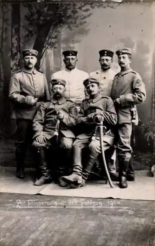 Foto Ak Naumburg an der Saale, Deutsche Soldaten in Uniformen, I WK