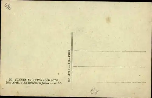 Ak Ägypten, Native Hochzeit, Warten auf die Braut