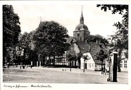 Ak Burg auf der Insel Fehmarn, Breitestraße, Kirche