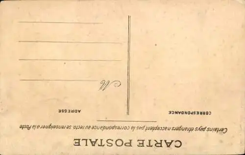 Künstler Ak Ta bouche echappe de cuvette marmot de 36 peres