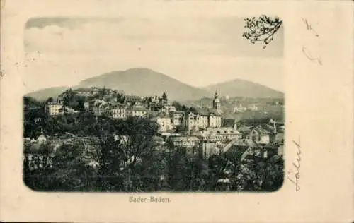 Ak Baden Baden am Schwarzwald, Gesamtansicht