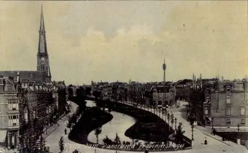 Ak Rotterdam Südholland Niederlande, Panorama Provenierssingel