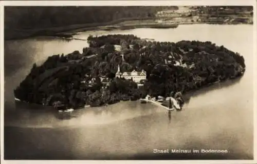 Ak Insel Mainau im Bodensee, Gesamtansicht