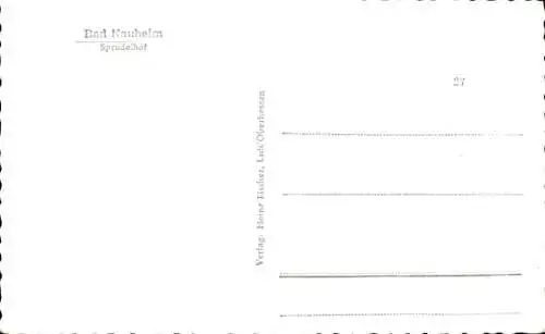 Ak Bad Nauheim in Hessen, Sprudelhof