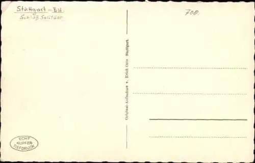 Ak Stuttgart in Württemberg, Schloss Solitude