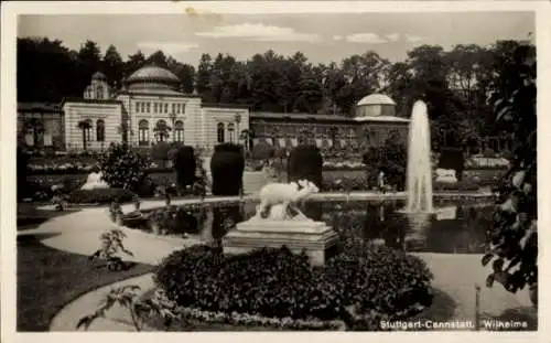 Ak Cannstatt Stuttgart in Württemberg, Wilhelma, Springbrunnen