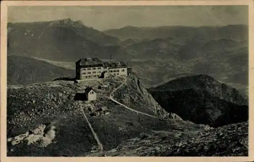 Ak Ramsau im Berchtesgadener Land Oberbayern, Watzmannhaus, Münchnerhaus am Watzmann