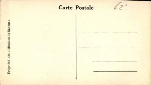 AK Kongo Belge DR Kongo Zaire, Inlandsch Dorpshoekje