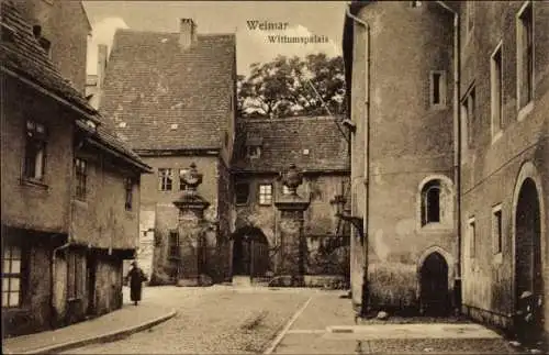 Ak Weimar in Thüringen, Wittumspalais