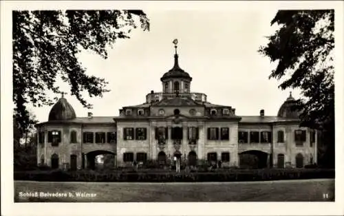 Ak Weimar in Thüringen, Schloss Belvedere