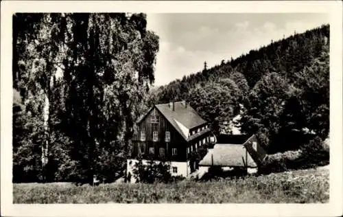 Ak Bärenfels Altenberg im Erzgebirge, altes Forsthaus