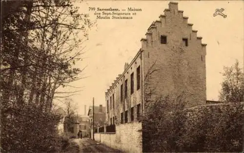 Ak Saventhem Zaventem Flandern Flämisch-Brabant, Haus der Sieben Herren, Stockmans Mill