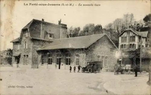 Ak La Ferté sous Jouarre Seine et Marne, Der neue Bahnhof