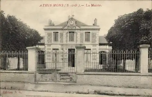 Ak Athis Mons Essonne, La Mairie