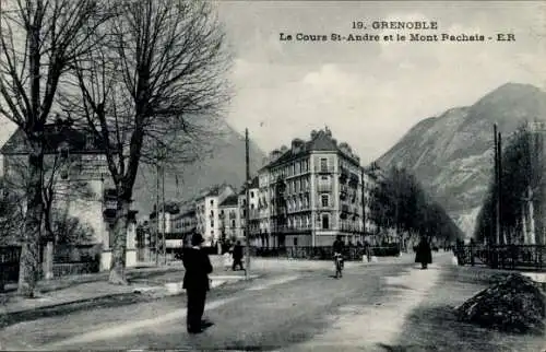 Ak Grenoble Isère, Le Cours St-Andre, Mont Bachais