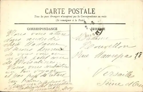 Ak Morsalines Manche, Le Fort de la Hougue, Vue prise du rivage, Gruppenbild