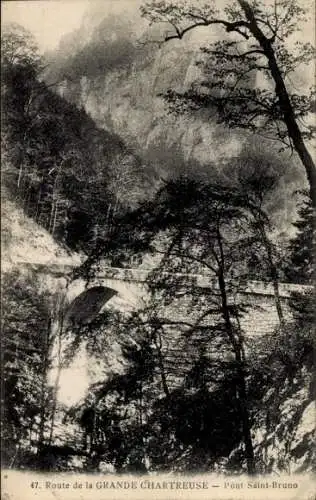 Ak Grande Chartreuse Isère, Pont Saint-Bruno