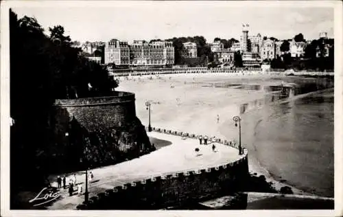 Ak Dinard Ille et Vilaine, Strand, Schleuse