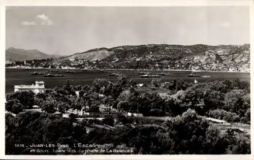 Ak Juan les Pins Alpes Maritimes, Flügel, Panorama