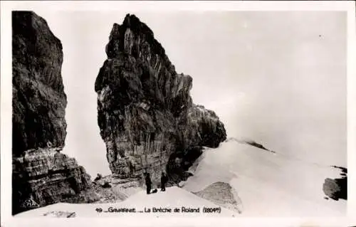 Ak Gavarnie Hautes Pyrénées, La Breche de Roland