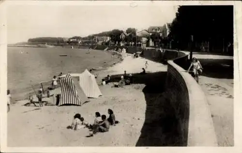 Ak Fouras Charente Maritime, Gesamtansicht des Strandes