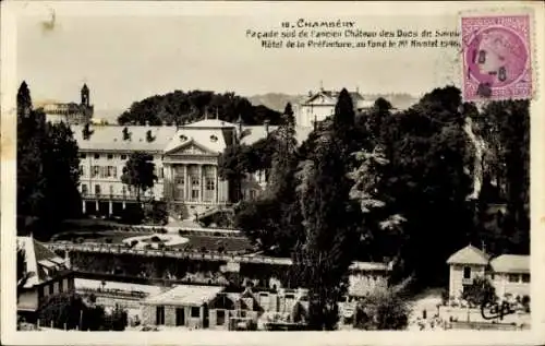 Ak Chambery Savoie, Südfassade des Chateau des Ducs, Hotel de la Prefecture