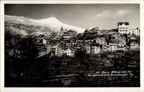 Ak Beuil Alpes Maritimes, Gesamtansicht, Mont Mounier