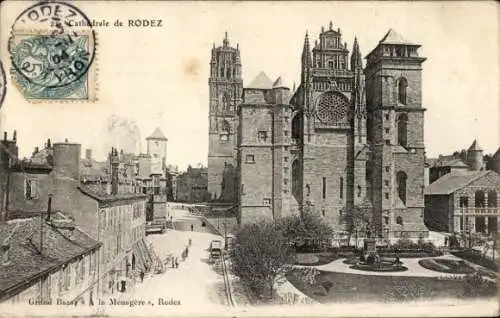 Ak Rodez Aveyron, Kathedrale