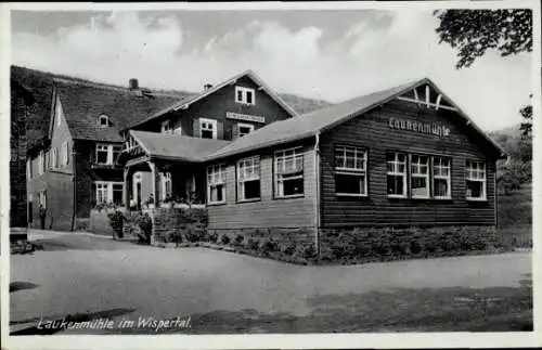 Ak Lorch im Rheingau Hessen, Gasthof Laukenmühle im Wispertal