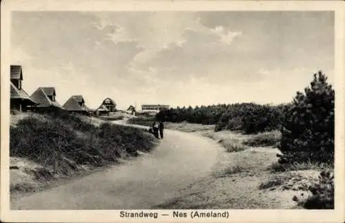 Ak Nes Ameland Fryslân Niederlande, Strandweg