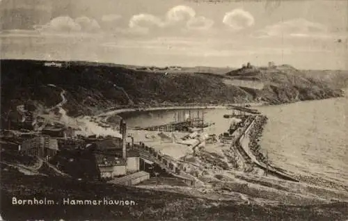 Ak Hammerhavn Bornholm Dänemark, Panorama