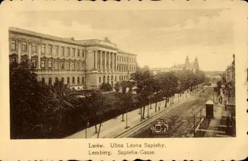Ak Lwiw Lwów Lemberg Ukraine, Sapieha Gasse