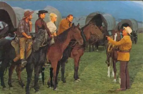 Sammelbild Karl May, Filmszene Winnetou III, Unter Geiern, Nr. 236
